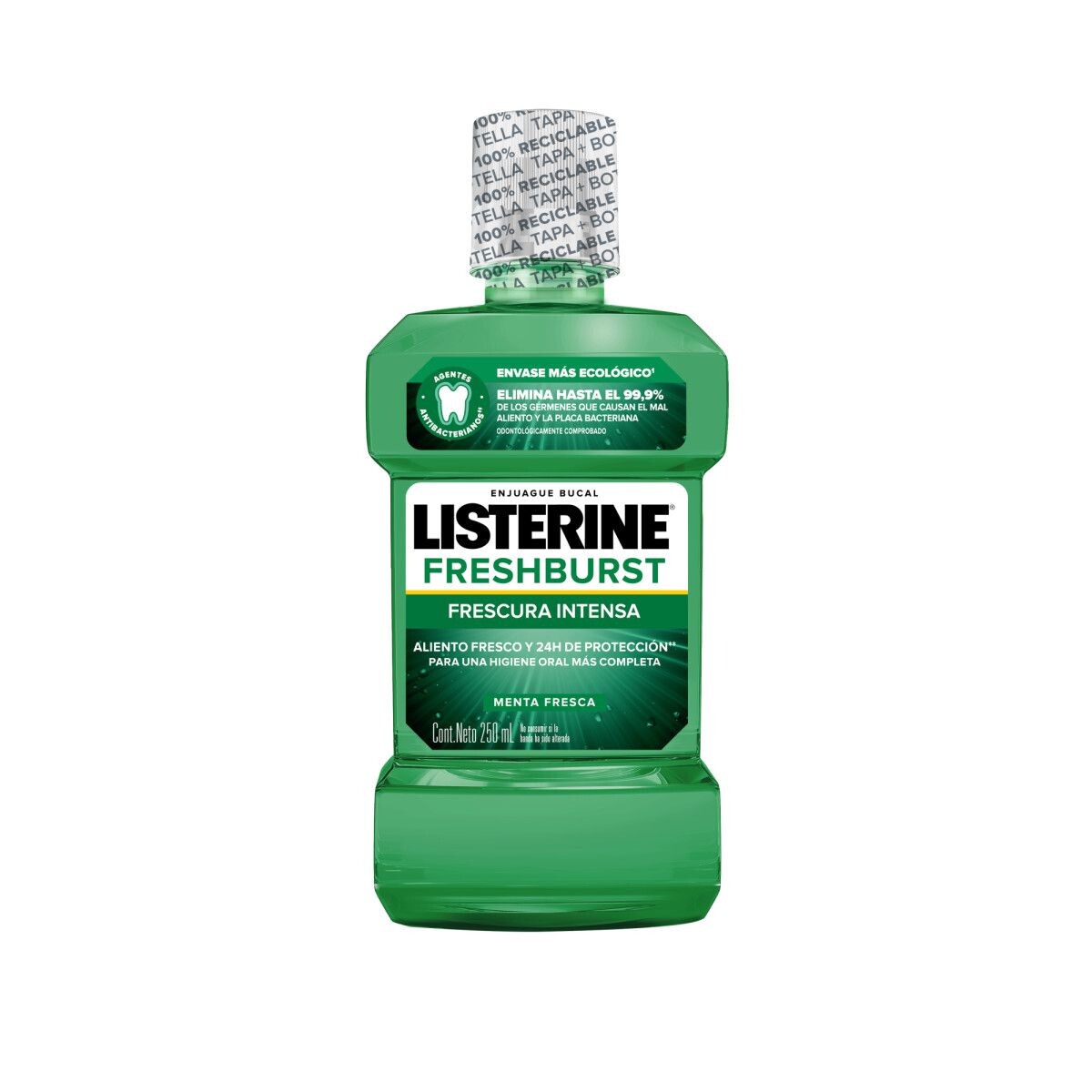 LISTERINE CUIDADO TOTAL FRESHBURST 250ML 