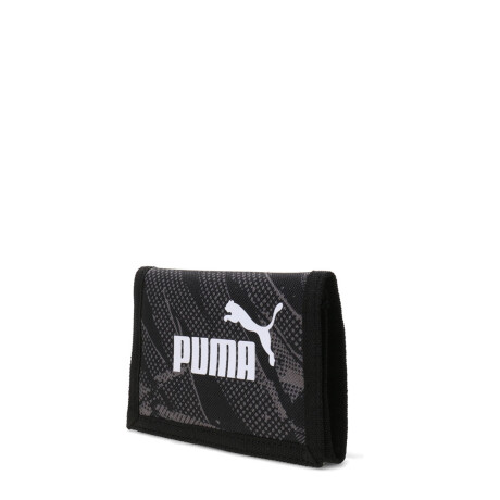 Billetera Puma Aop Negro - Gris