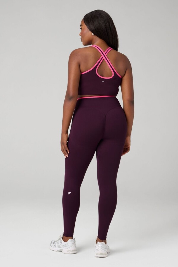Bividi Seamless Built-In Bra Bividi Mujer Oxblood/Pink Crush