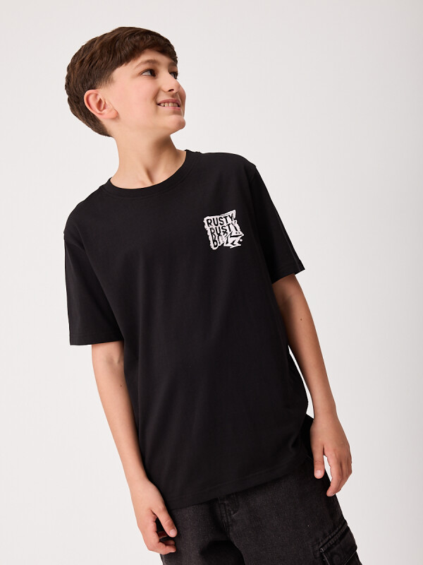 T-SHIRT MONTEGO TEEN RUSTY Negro