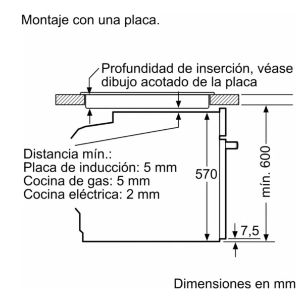 Horno De Empotrar Bosch Hrg572es3 71l HORNO DE EMPOTRAR BOSCH HRG572ES3