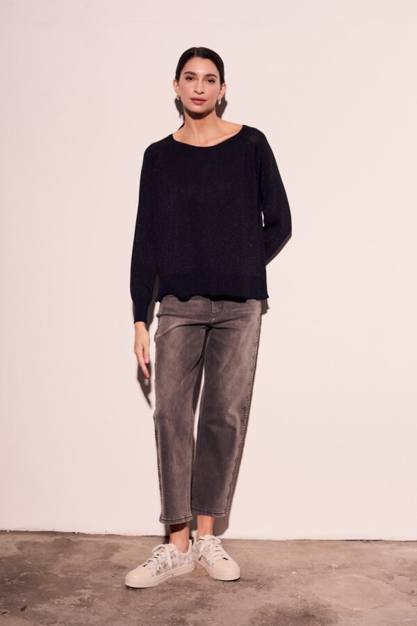 Sweater Lurex Negro