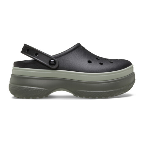 Classic Stacked Clog - Unisex Black