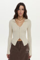 Cardigan Noa Crudo