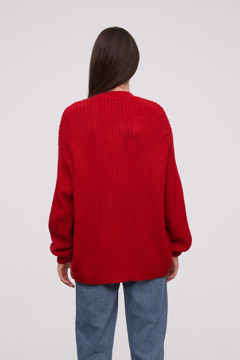 Cardigan Ahualoa Rojo