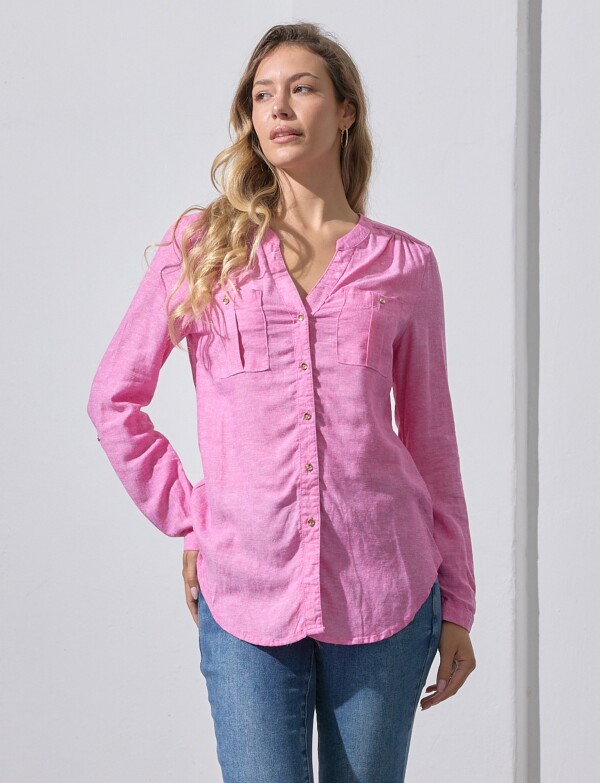 Blusa Lino ROSA