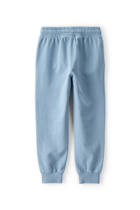 Pantalón deportivo de algodón, azul Sin color