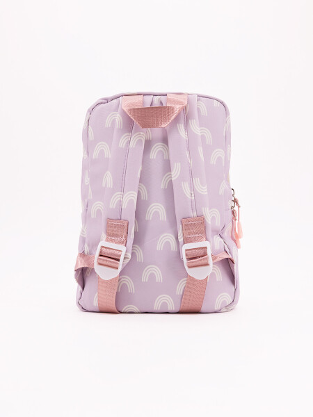 MOCHILA PREESCOLAR ARCOIRIS ROSADO