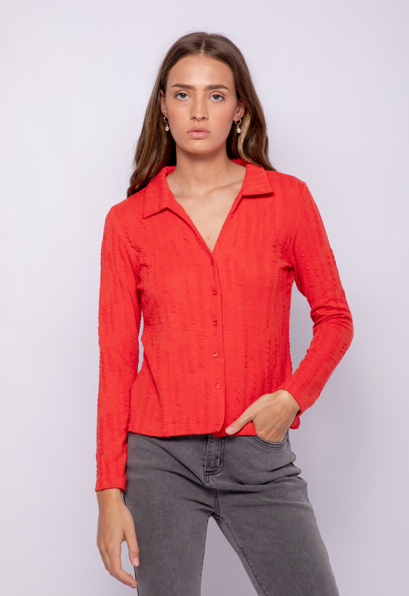 CAMISA ANDREA - Rojo Brillante 