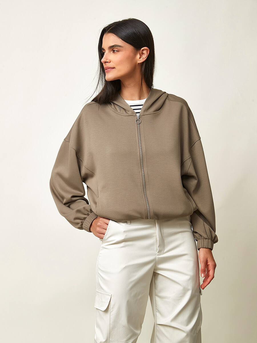 CAMPERA MOANA - VERDE GRISACEO 