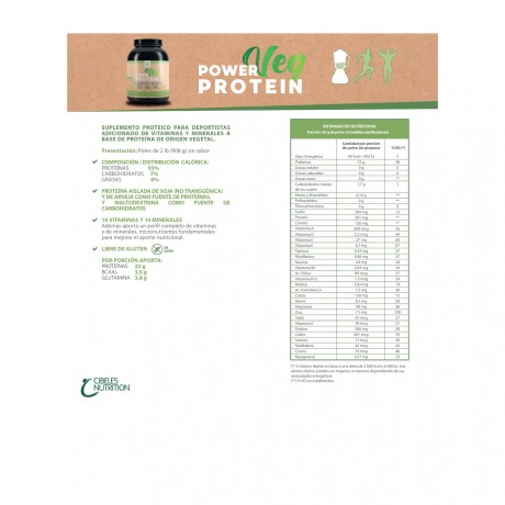 Power Vegan Protein Cibeles Nutrition Neutro