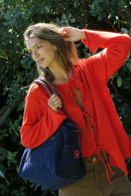 Heart Break Handbag Azul Marino