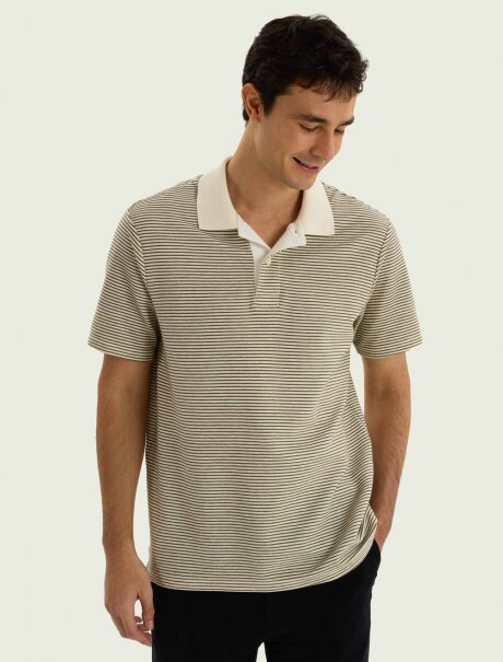 POLO A RAYAS MULTICOLOR