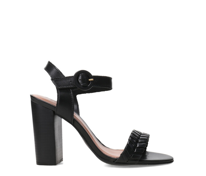 Sandalias de Mujer Bottero Taco Alto Negro