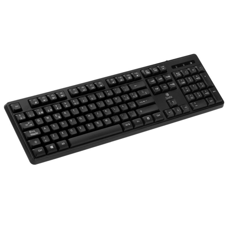 Teclado Inalámbrico TE-02 Negro Exofiz TECLADO INALÁMBRICO TE-02 NEGRO EXOFIZ
