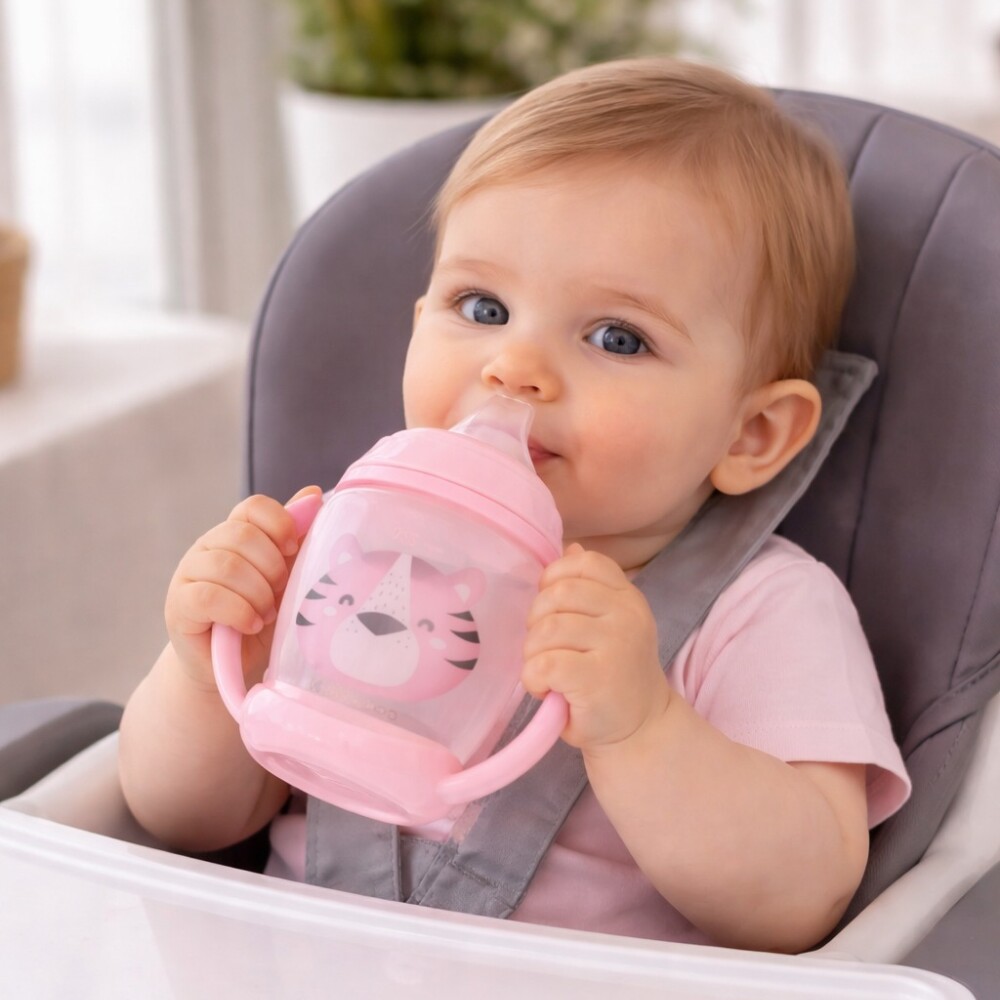 Vaso HAPPY FACE KIKKABOO rosa