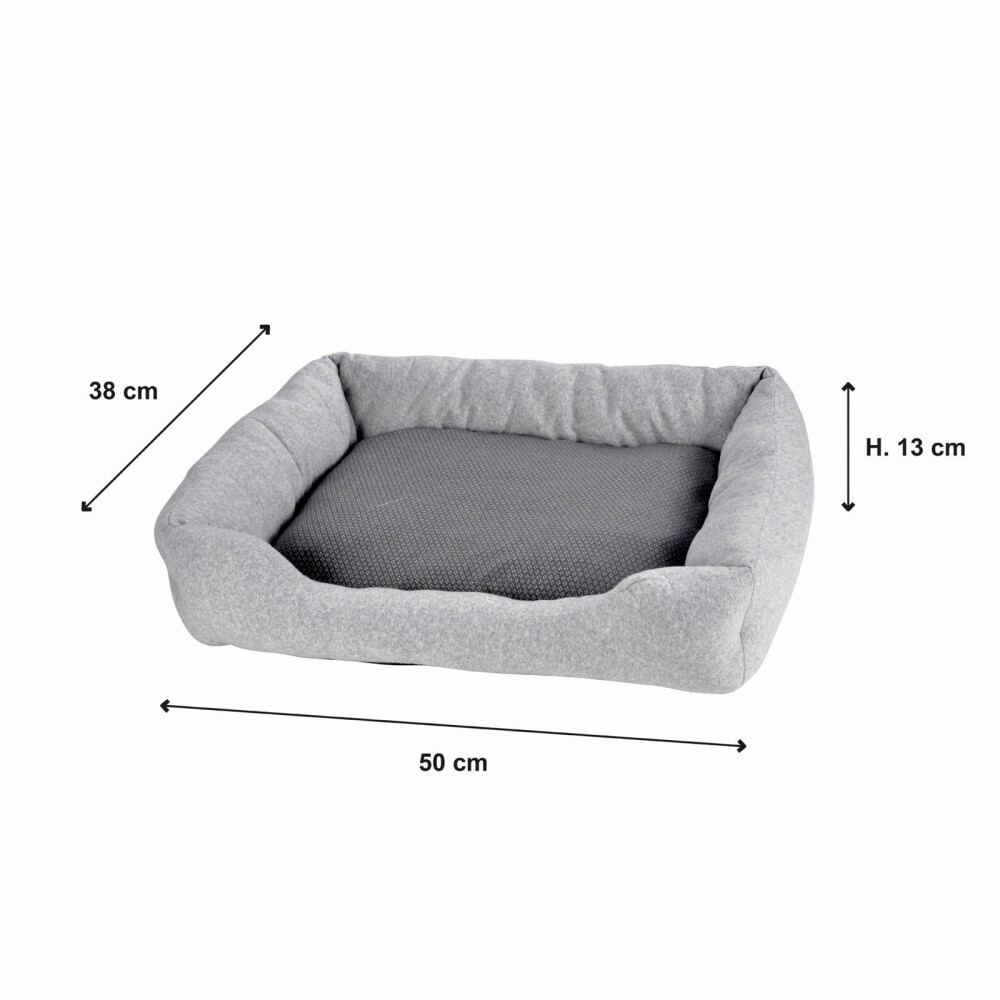 CAMA PARA MASCOTAS GRIS POLIESTER GRAPHENE