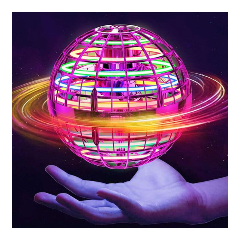 Pelota Magica Voladora Spinner Drone Volador Rosado Pelota Magica Voladora Spinner Drone Volador Rosado