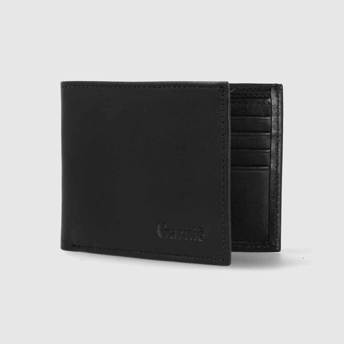Billetera de Cuero Garnié Phoenix - Negro 