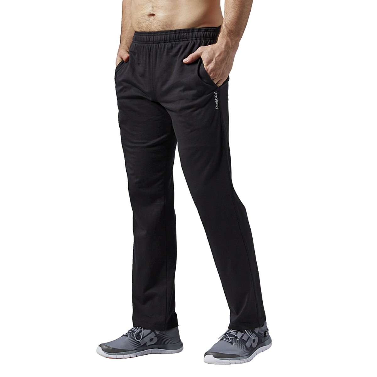 Pantalón Deportivo Reebok Hombre El Jers Oh Pant Training - Negro 