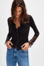 ROSEBUD CUFF Negro