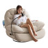 Sillónsillón Masajeador Poltrona Con Control Remoto Y Soporte Para Celular BEIGE