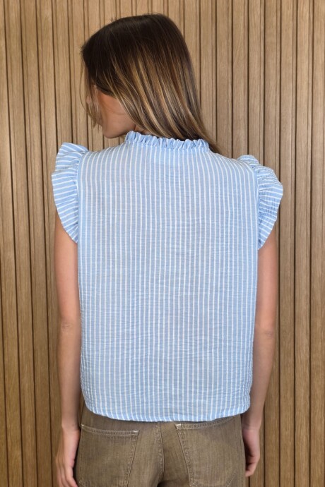 Musculosa Mojito Raya Celeste