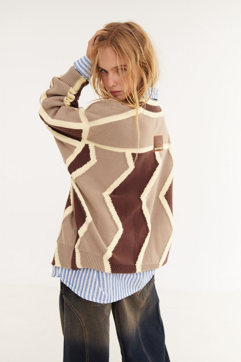 Sweater Track Marron