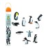 Tubo Safari Pinguinos Pinguino Antartida Figura Juguete Tubo Safari Pinguinos Pinguino Antartida Figura Juguete