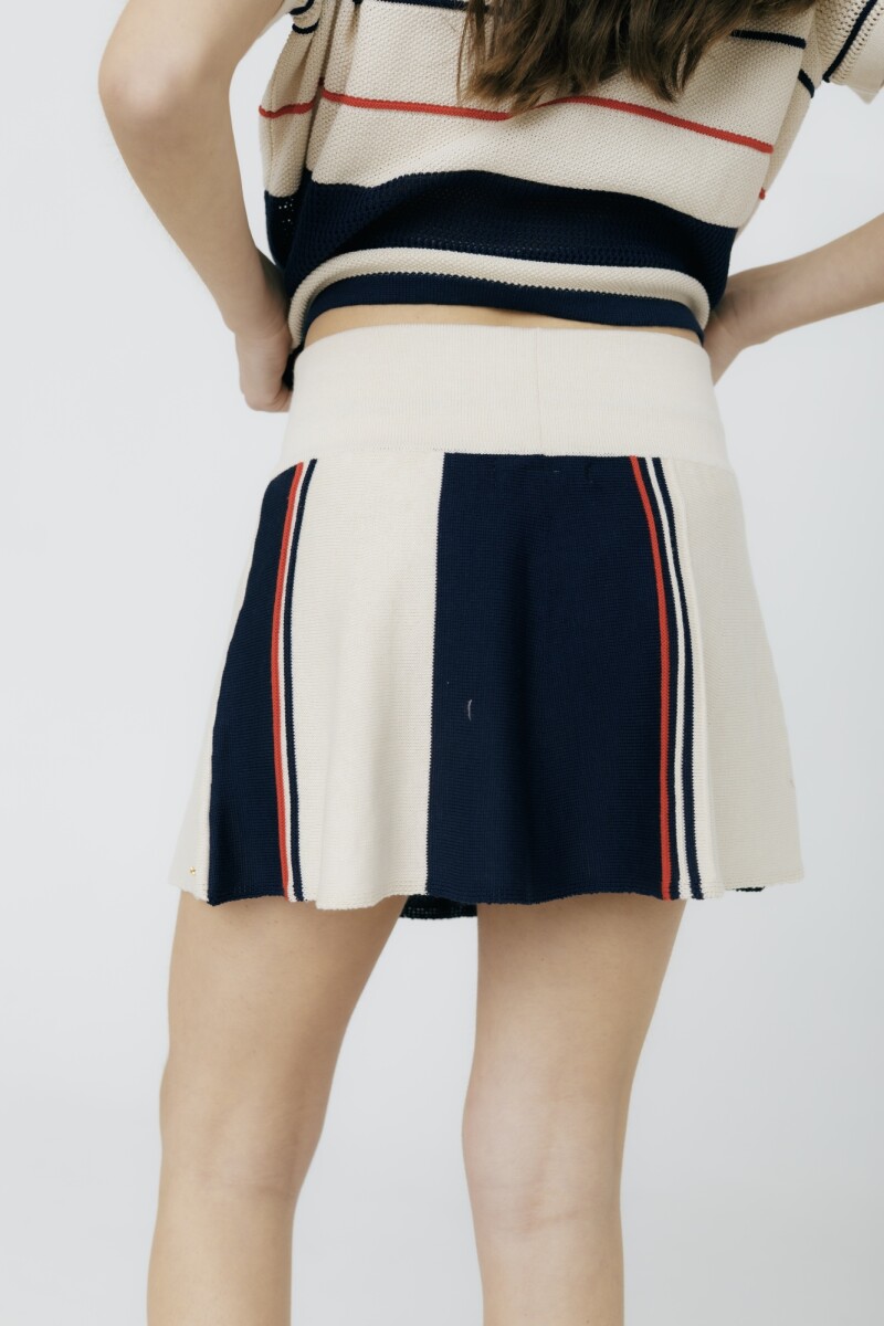 FALDA LEMON KNIT Azul