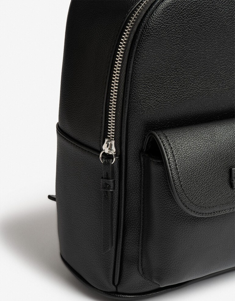 Mochilas Urbanas Basicos Mochila Tramada Negro - Negro