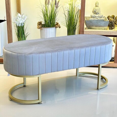 Banqueta Otomana Gris Largo 100cm x Ancho 40Cm x Alto 45Cm Banqueta Otomana Gris Largo 100cm x Ancho 40Cm x Alto 45Cm