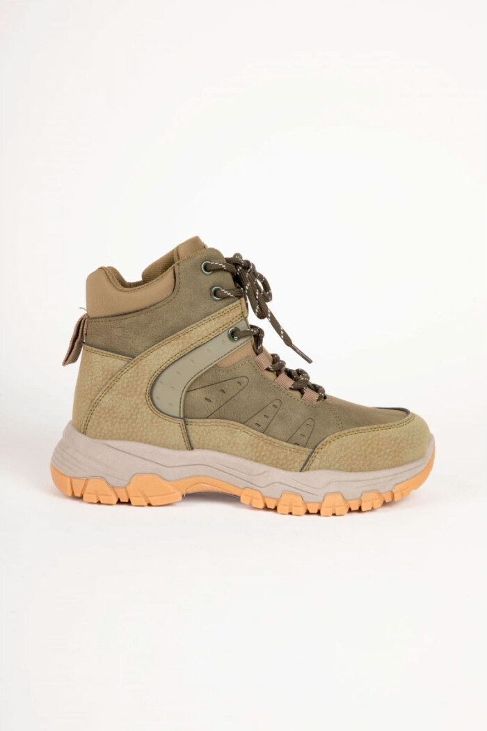 BOTA MUJER PADDOCK LOGI Verde-seco