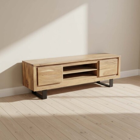 RACK PARA TV MADERA NATURAL-BEIGE NEAT NATURAL