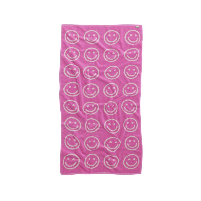 Toallón De Baño 100% algodón orgánico 152x76 Cm Happy Pink