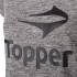 T-SHIRT BRAND TEE BOYS TRNG coral sugar GRIS CLARO/NEGRO/NARANJA