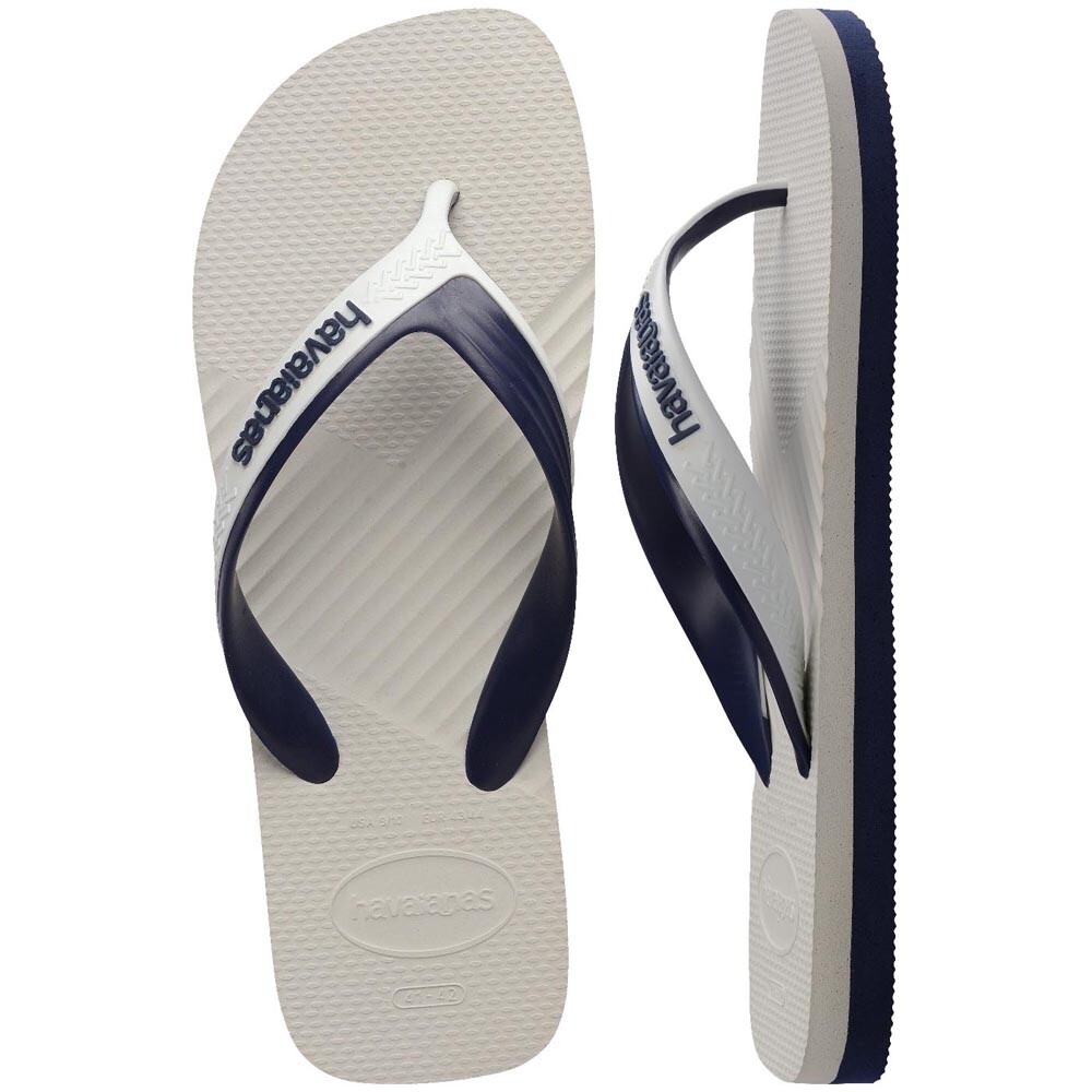 Sandalias Havaianas Dual Hombre Marino Blanco Blanco