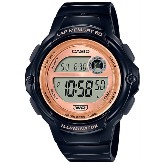 Reloj CASIO LWS1200H-1AVDF en Resina Negro Esfera 45mm 0