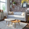 Mesa de Centro Classic - Conjunto - Línea Manhattan Blanco/Natural