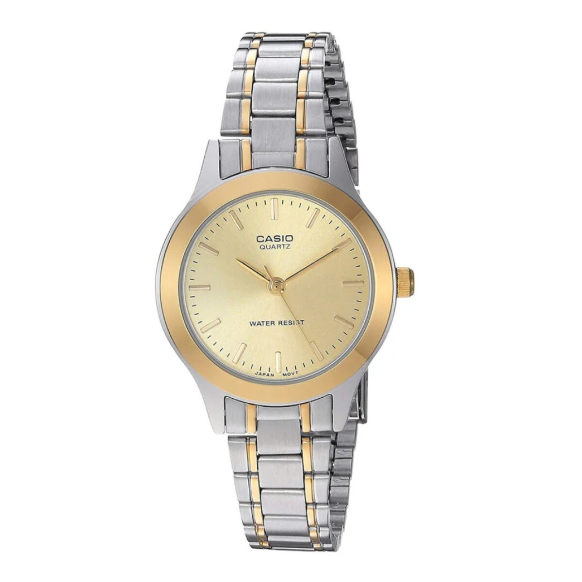 Reloj Casio LTP1128G 9ARDF para dama con correa de acero - Dorado 