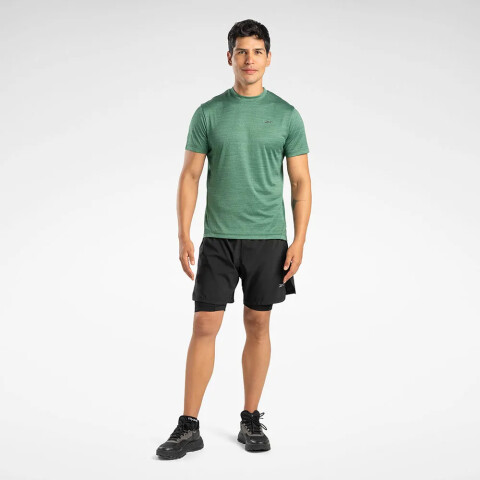 Running 2-1 Short - Hombre Black