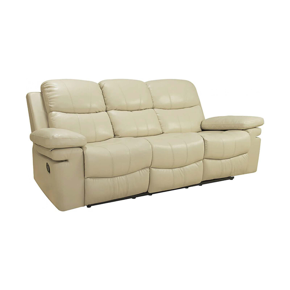 SILLÓN RECLINABLE 3 CUERPOS PU NATURAL-BEIGE MR2138 CREAM