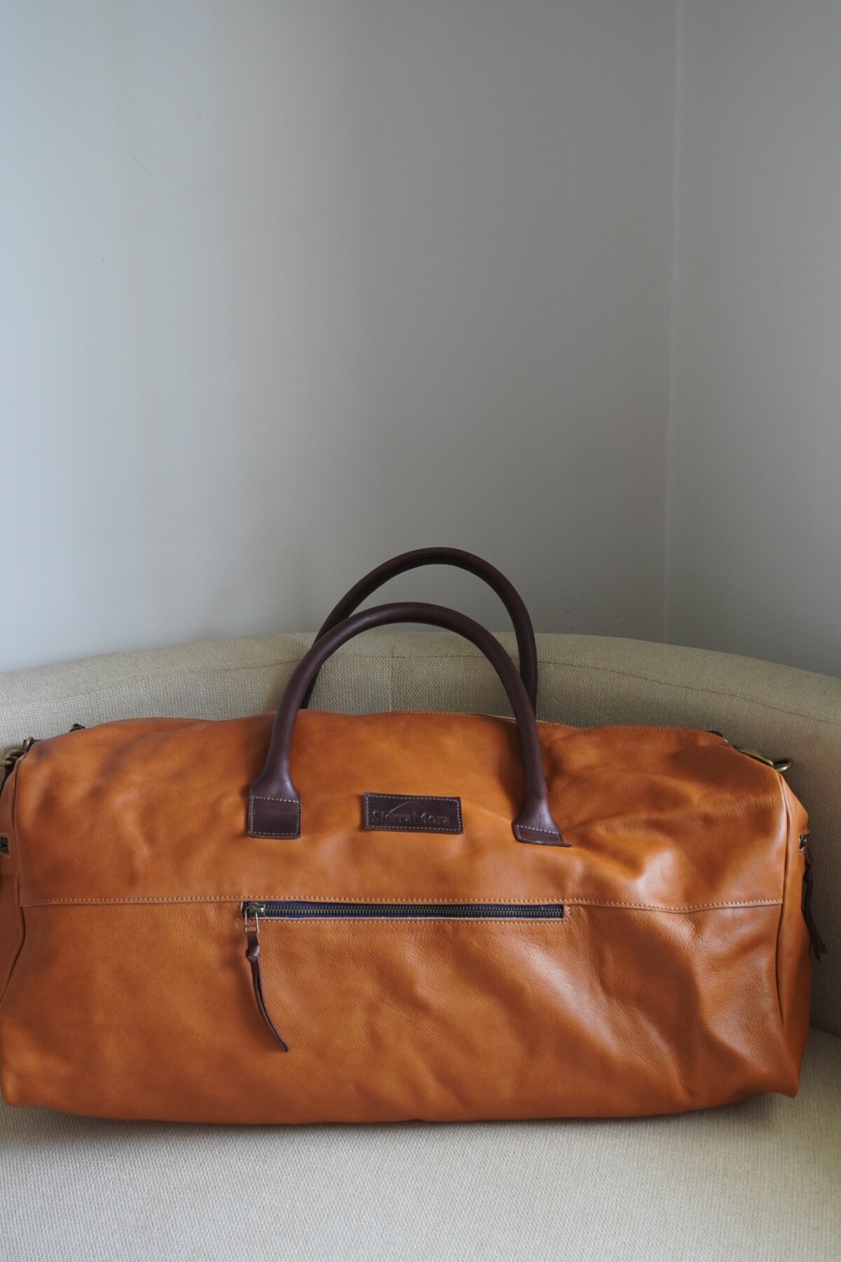 Weekender Bag Honey Blue Zip