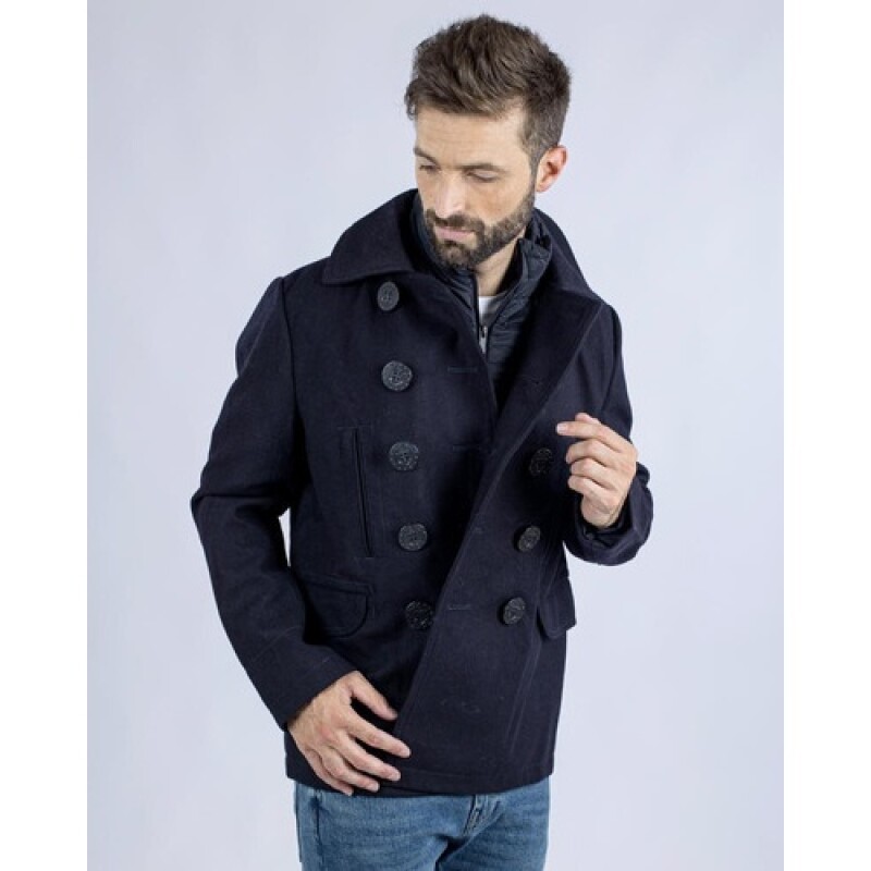 Chaqueta con botones para hombre UFO Celio Azul Marino Chaqueta con botones para hombre UFO Celio Azul Marino