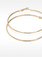 Aros Grandes Básicos dorado