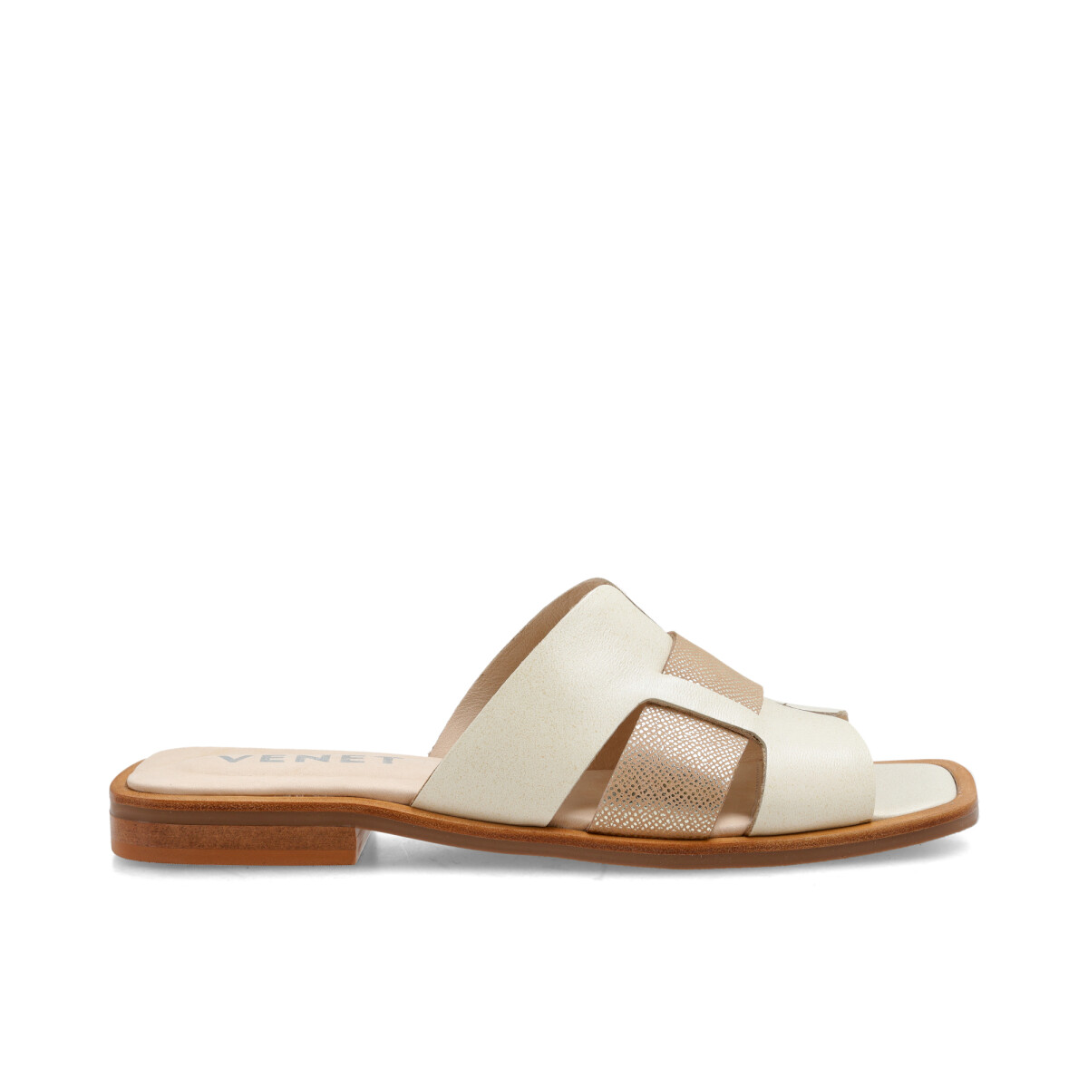 SANDALIAS VENET - CUERO GRANGER - BLANCO 
