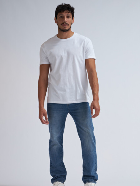 Camiseta cuello redondo Blanco