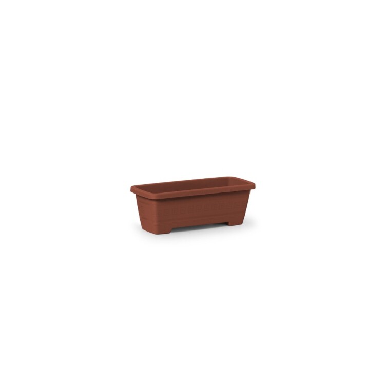 MACETA JARDINERA RECTANGULAR 1,6LTS TERRACOTA TERRACOTA