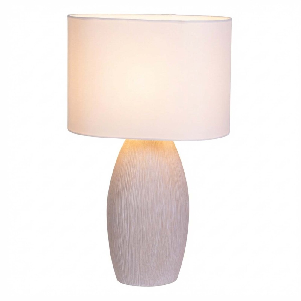 LÁMPARA DE MESA ML2432 NATURAL/BEIGE RESINA ML243227