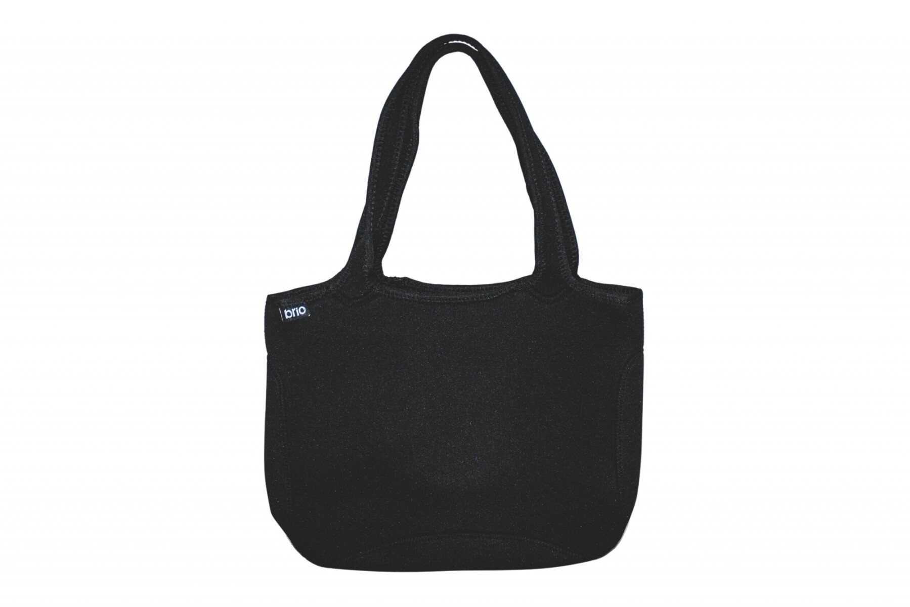 Cartera Neopreno brio con cierre - Negra 